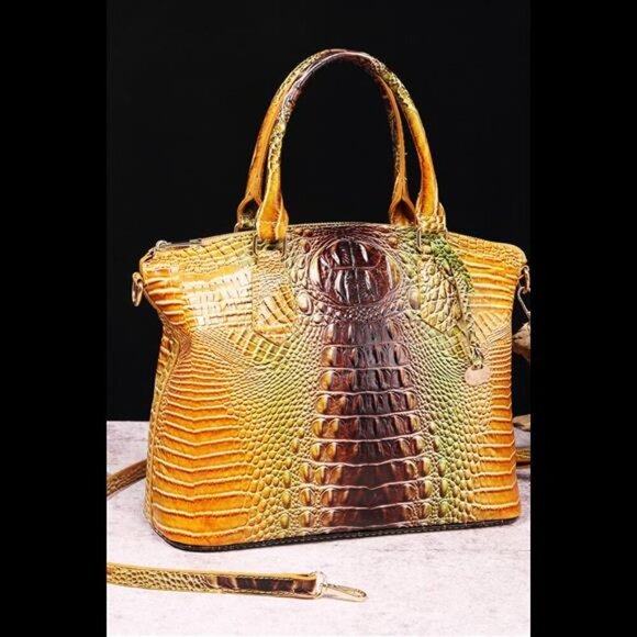 Gradient PU Leather Handbag - Picture 2 of 15